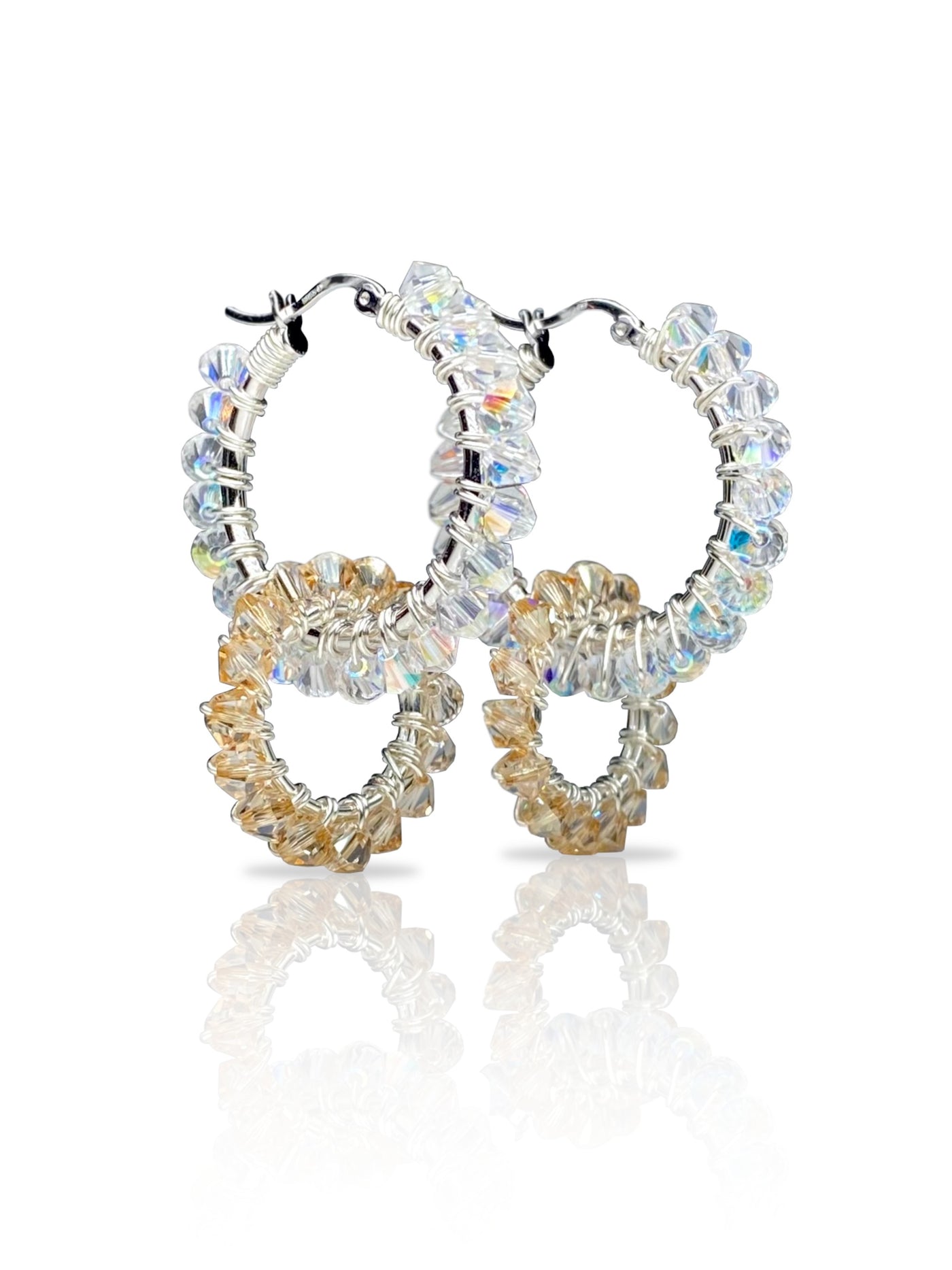 Tuplarenkaat Korvakorut, Hopea