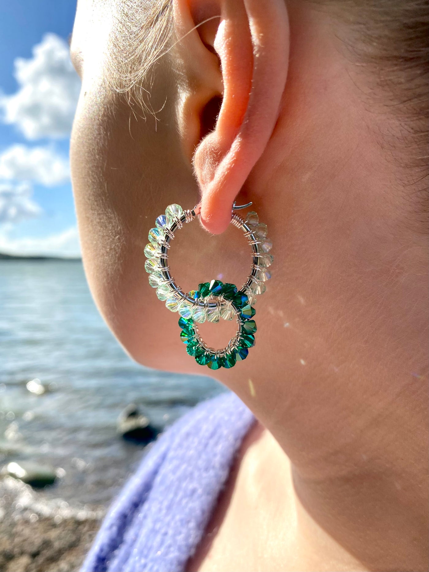 Tuplarenkaat Korvakorut, Hopea