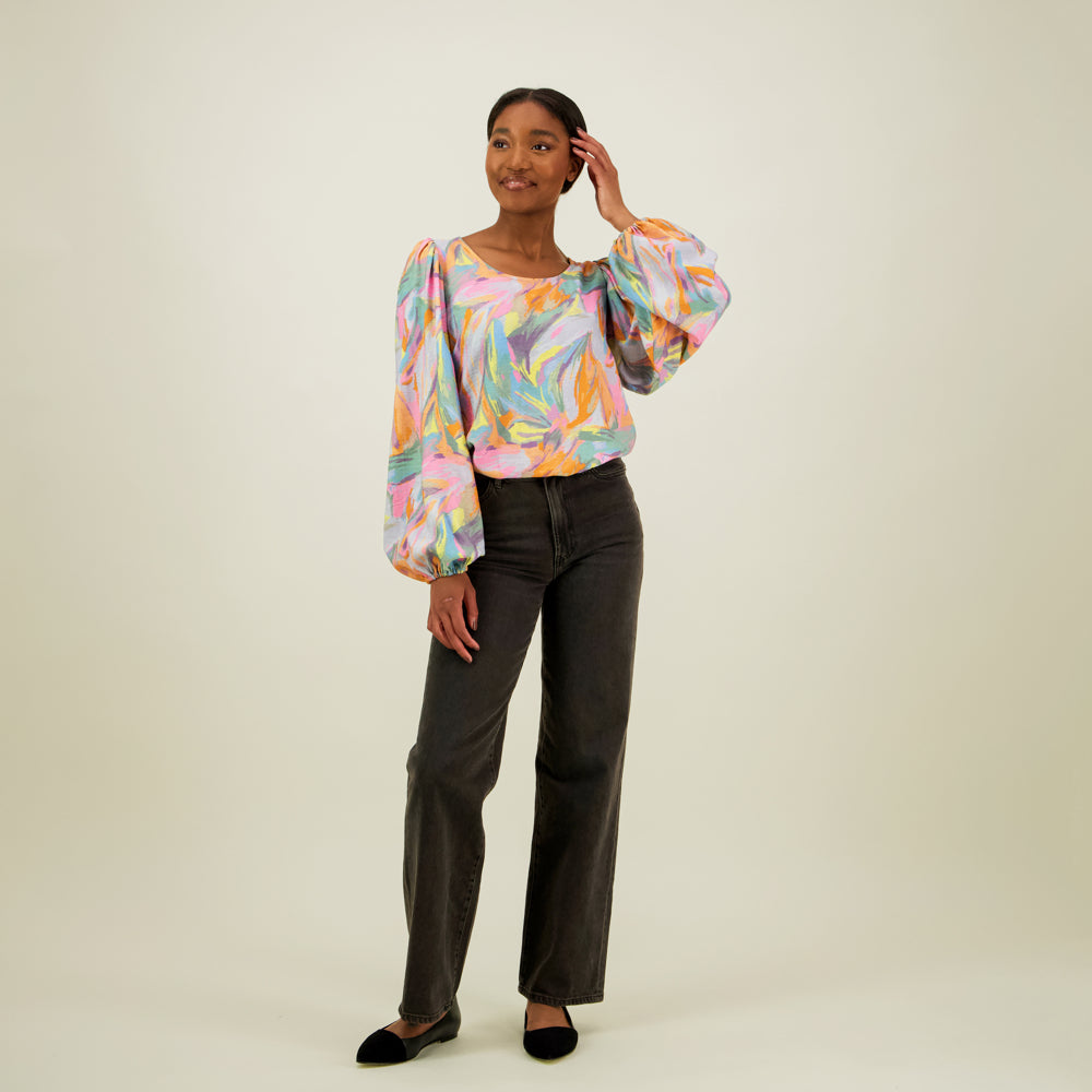 Utopy Volume Sleeve Blouse