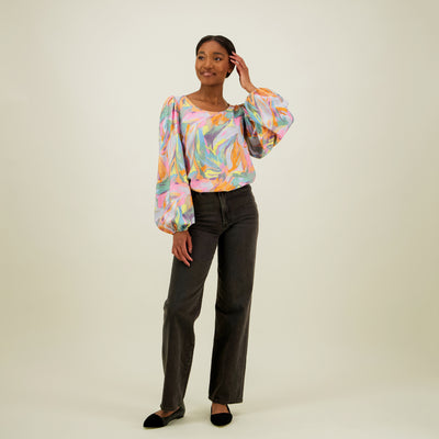 Utopy Volume Sleeve Blouse