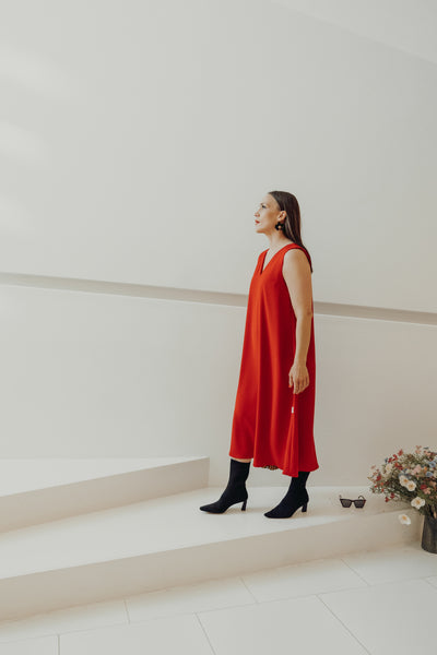 Viena Maxi Mekko, Red Lips