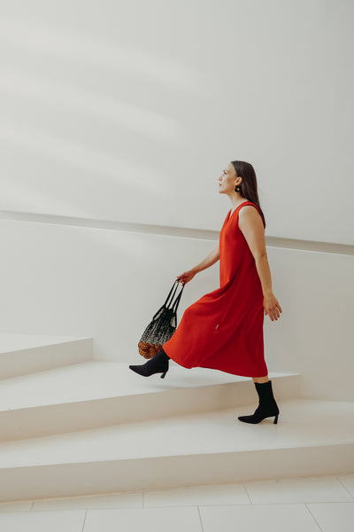 Viena Maxi Mekko, Red Lips