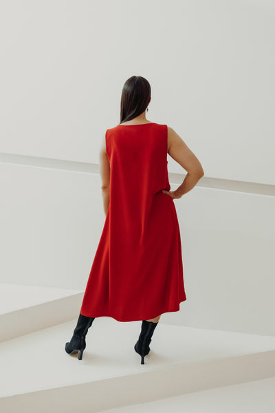 Viena Maxi Mekko, Red Lips