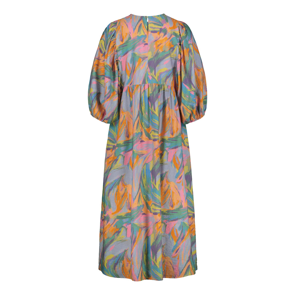 Utopy Volume Sleeve Midi Dress