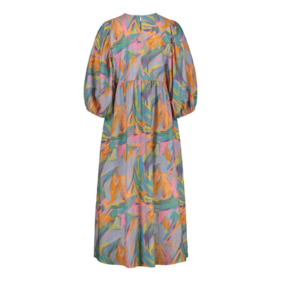 Utopy Volume Sleeve Midi Dress