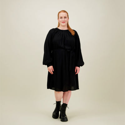 Voluminous Dress, Licorice
