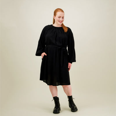 Voluminous Dress, Licorice