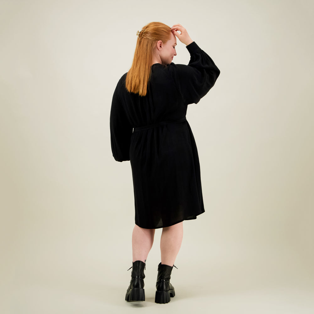 Voluminous Dress, Licorice