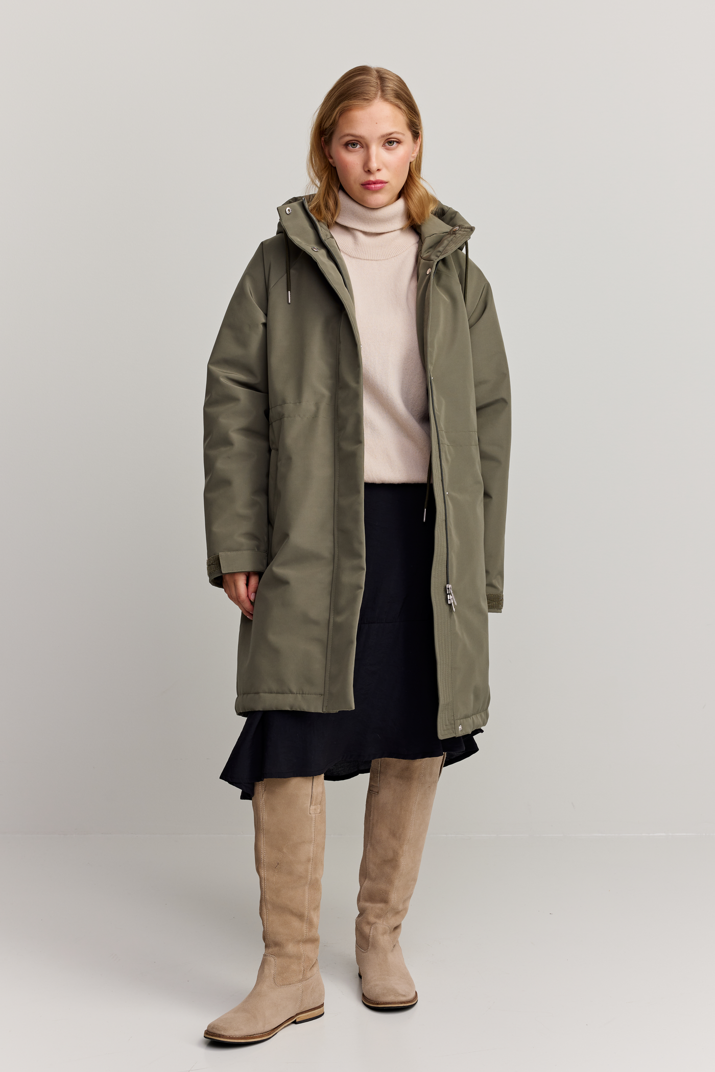 Kaija Coat, Dusty Olive