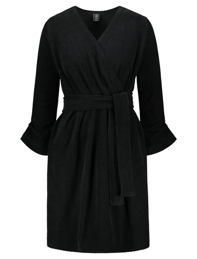 Martina Dress, Black Velour