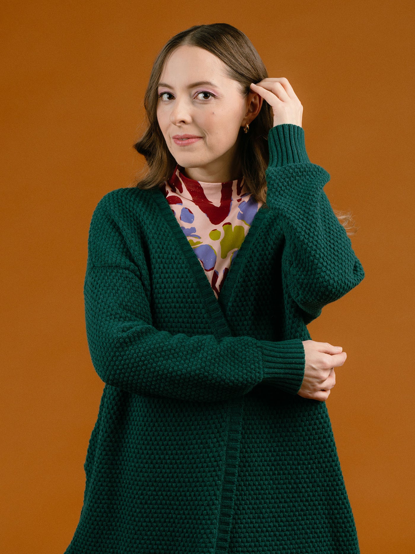 Alma Wool Cardigan Green