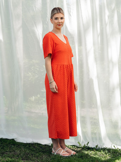 Andy Jumpsuit, Square Red