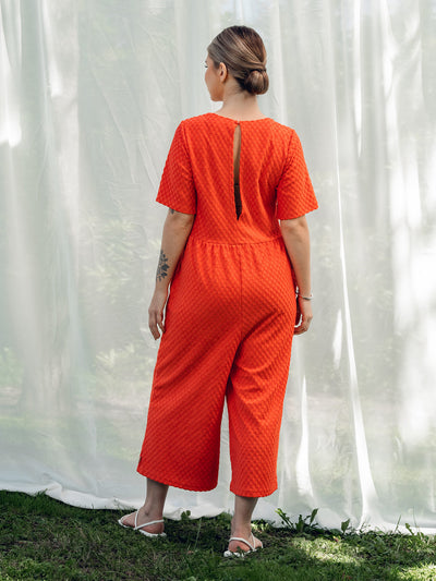 Andy Jumpsuit, Square Red