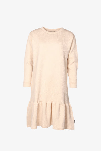 Aurelia Dress, Wild Jacquard Light Beige