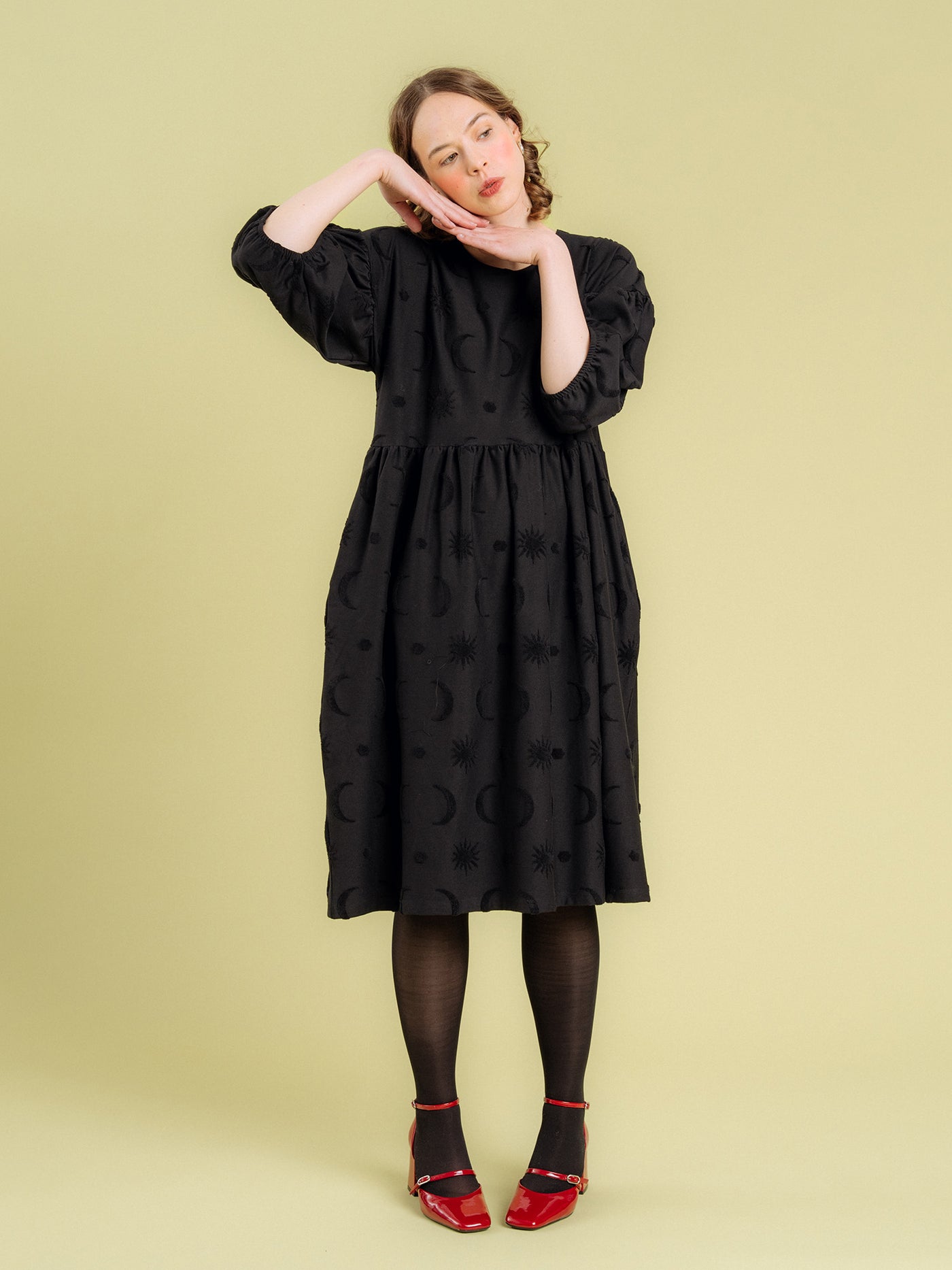 Elena Dress, Divine Black