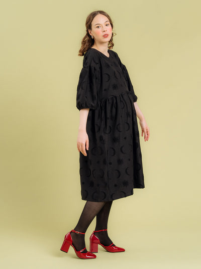 Elena Dress, Divine Black