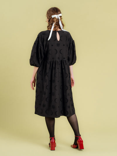 Elena Dress, Divine Black