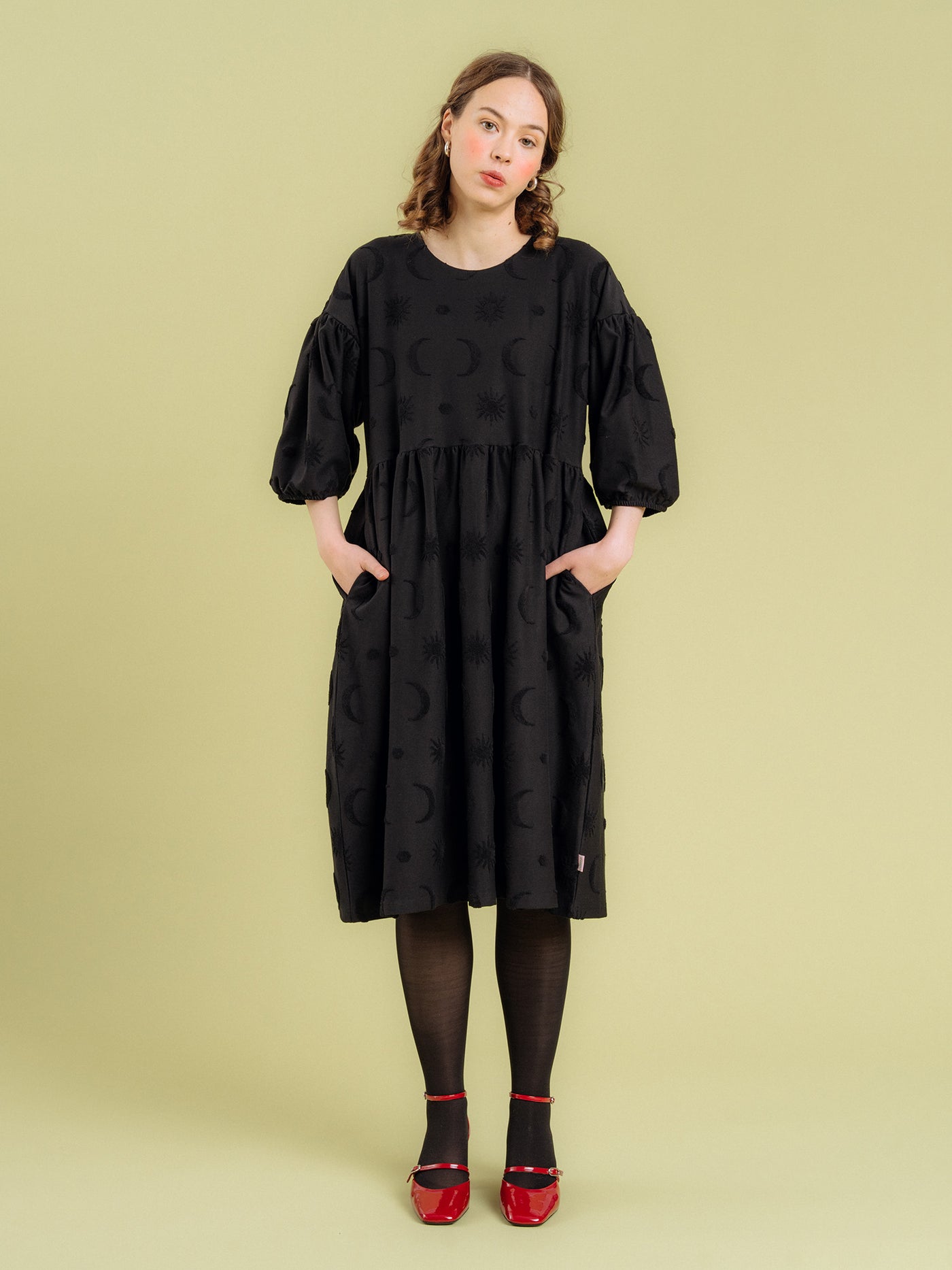 Elena Dress, Divine Black