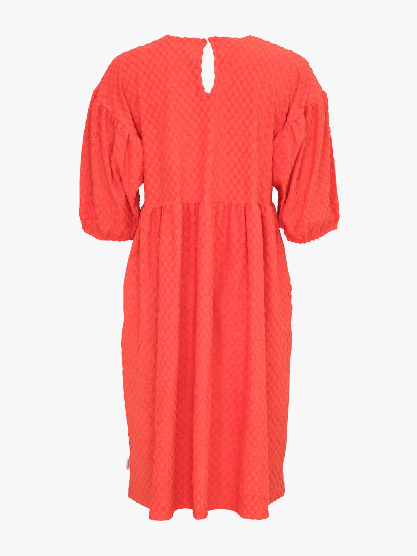 Elena Dress, Square Red