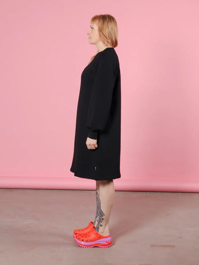 Elise Bubble Tunic, Black