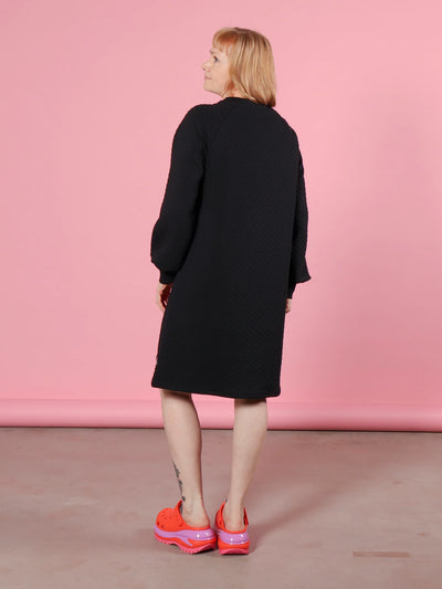 Elise Bubble Tunic, Black