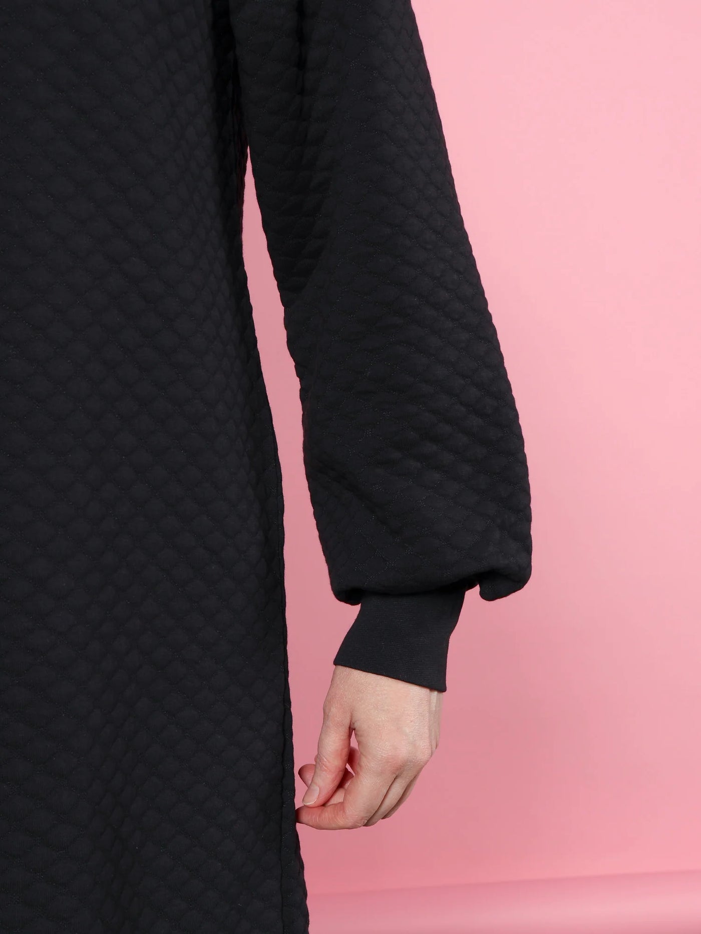 Elise Bubble Tunic, Black