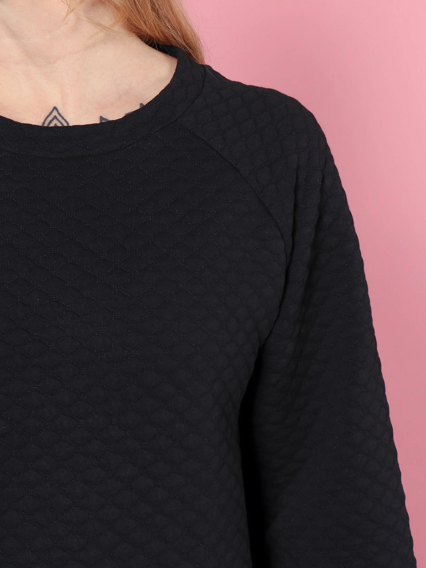 Elise Bubble Tunic, Black