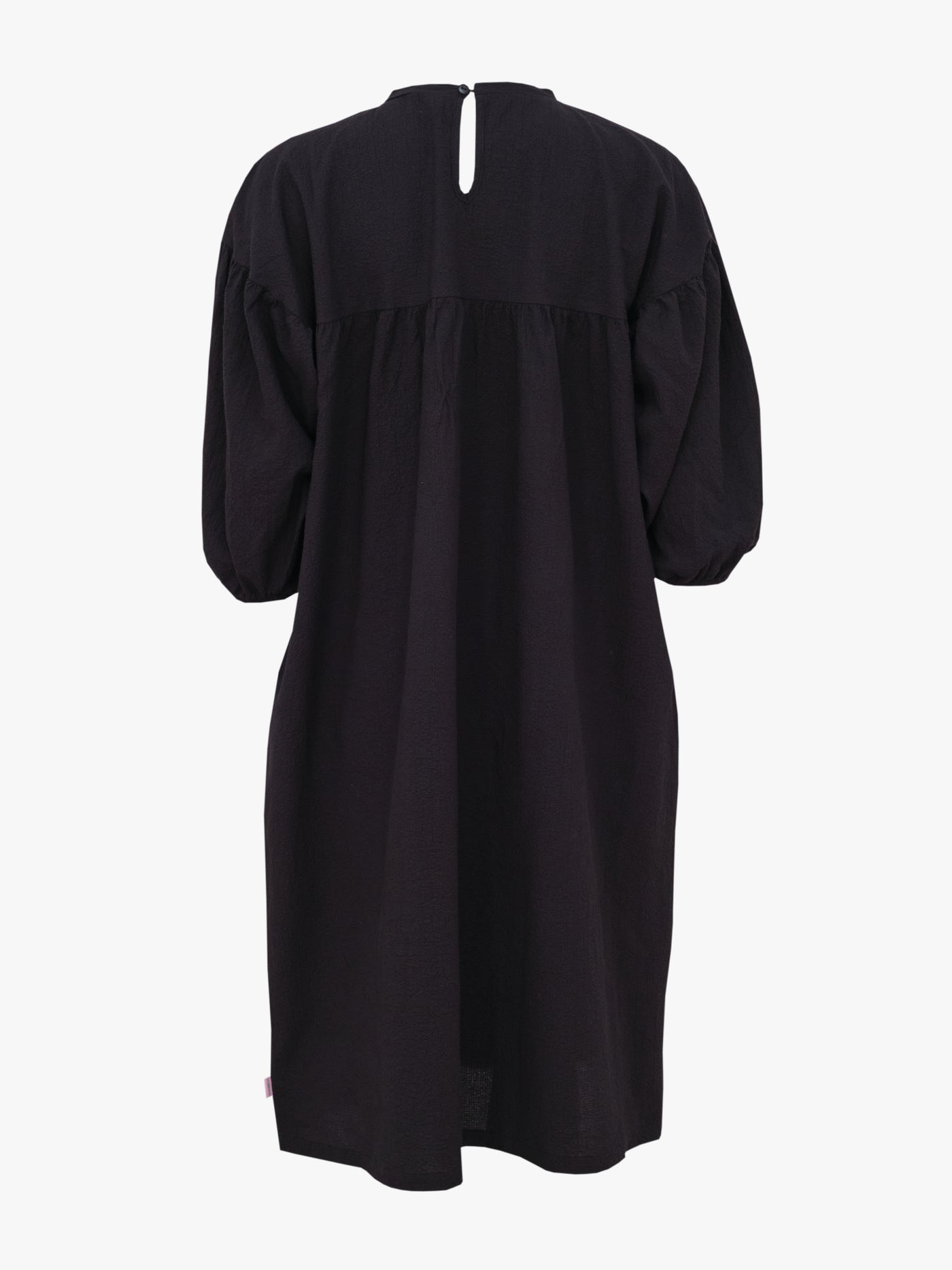 Evelyn Embroidered Dress, Black
