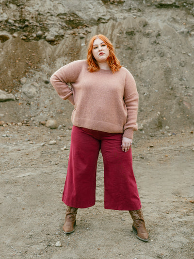 Alex Culottes, Burgundy