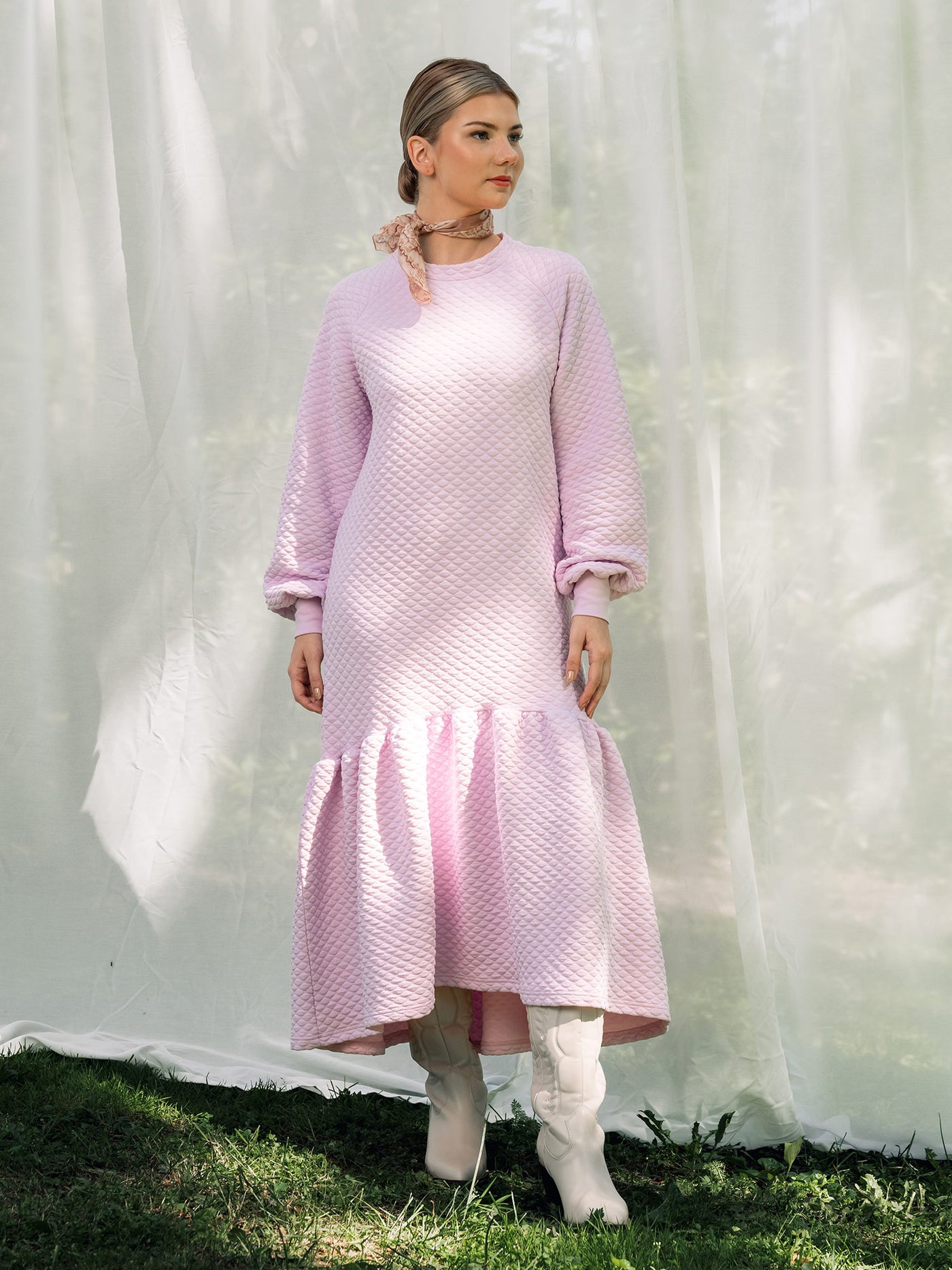Isabella Bubble Dress, Pink