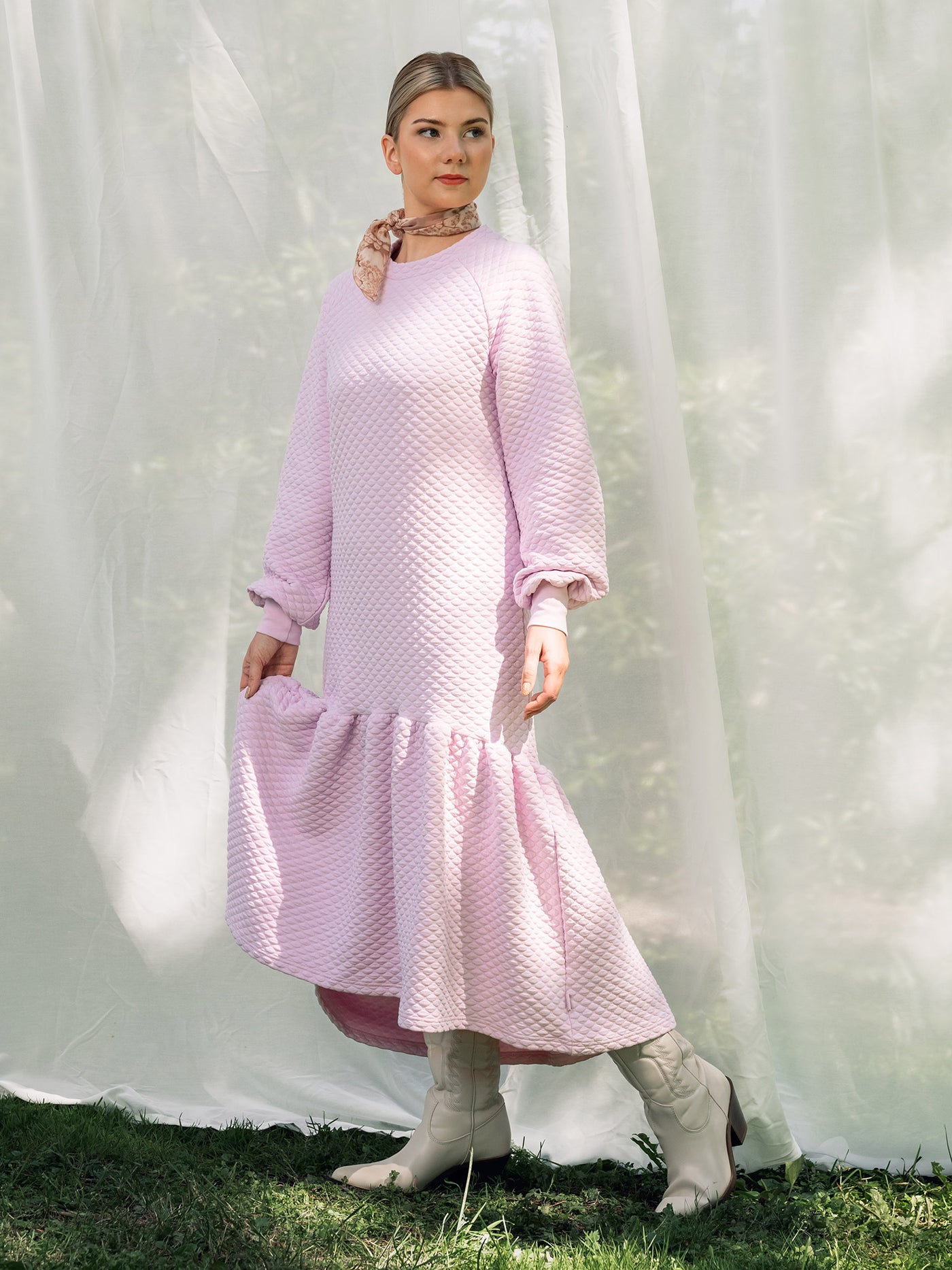 Isabella Bubble Dress, Pink