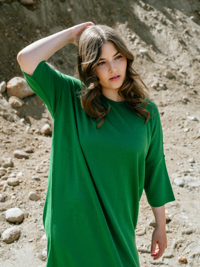 Love Merino Dress, Green