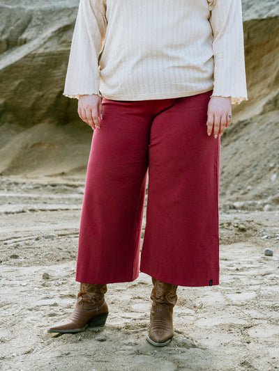 Alex Culottes, Burgundy