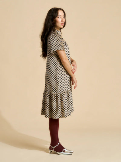 Montana Dress, Almond Chess