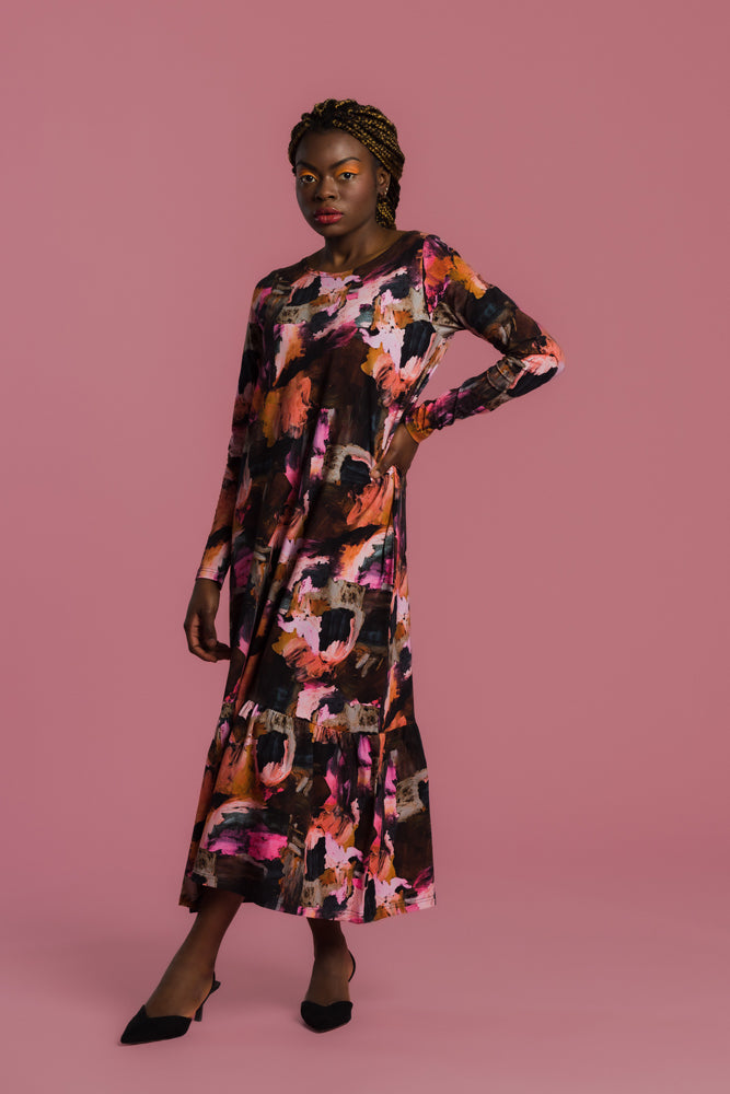 Olisa Dress, Rosa Fall