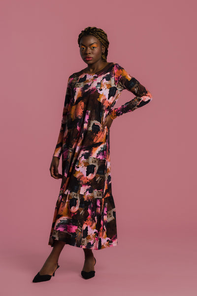 Olisa Dress, Rosa Fall