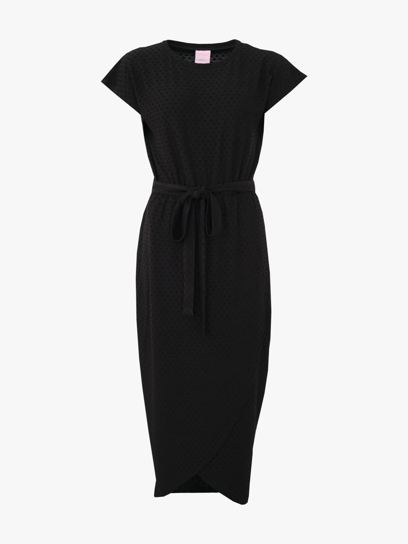 Ricardina Dress, Black Viscose Dot