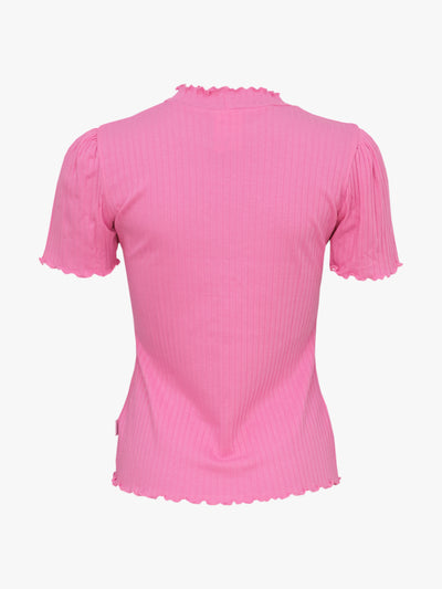 Rosa Rib Shirt, Pink