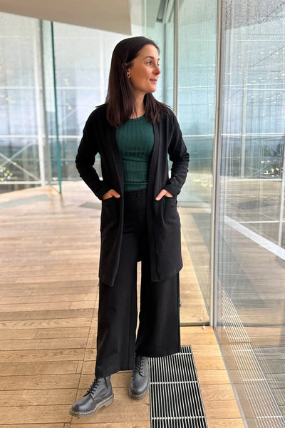 Aava Housut 7/8, Musta