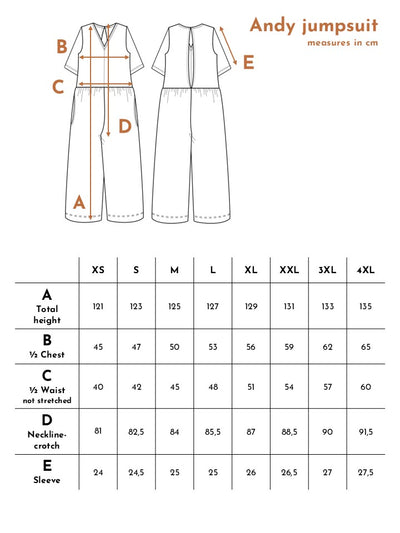 Andy Jumpsuit, Square Red