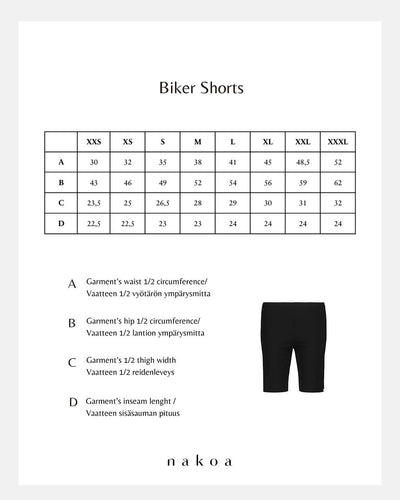 Biker Shorts, Black
