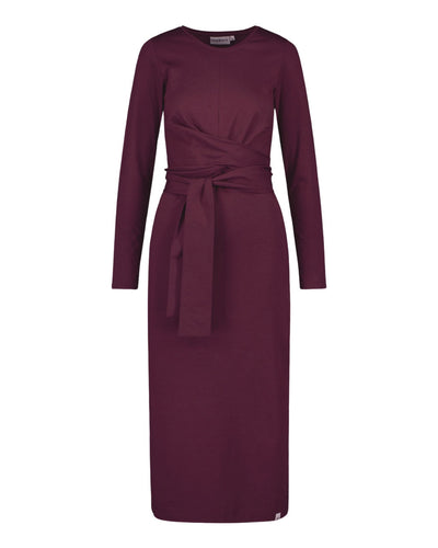 Zoey Dress, Burgundy