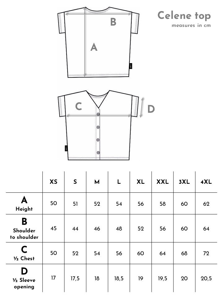 Celene Top, Black