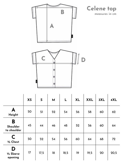 Celene Top, Black