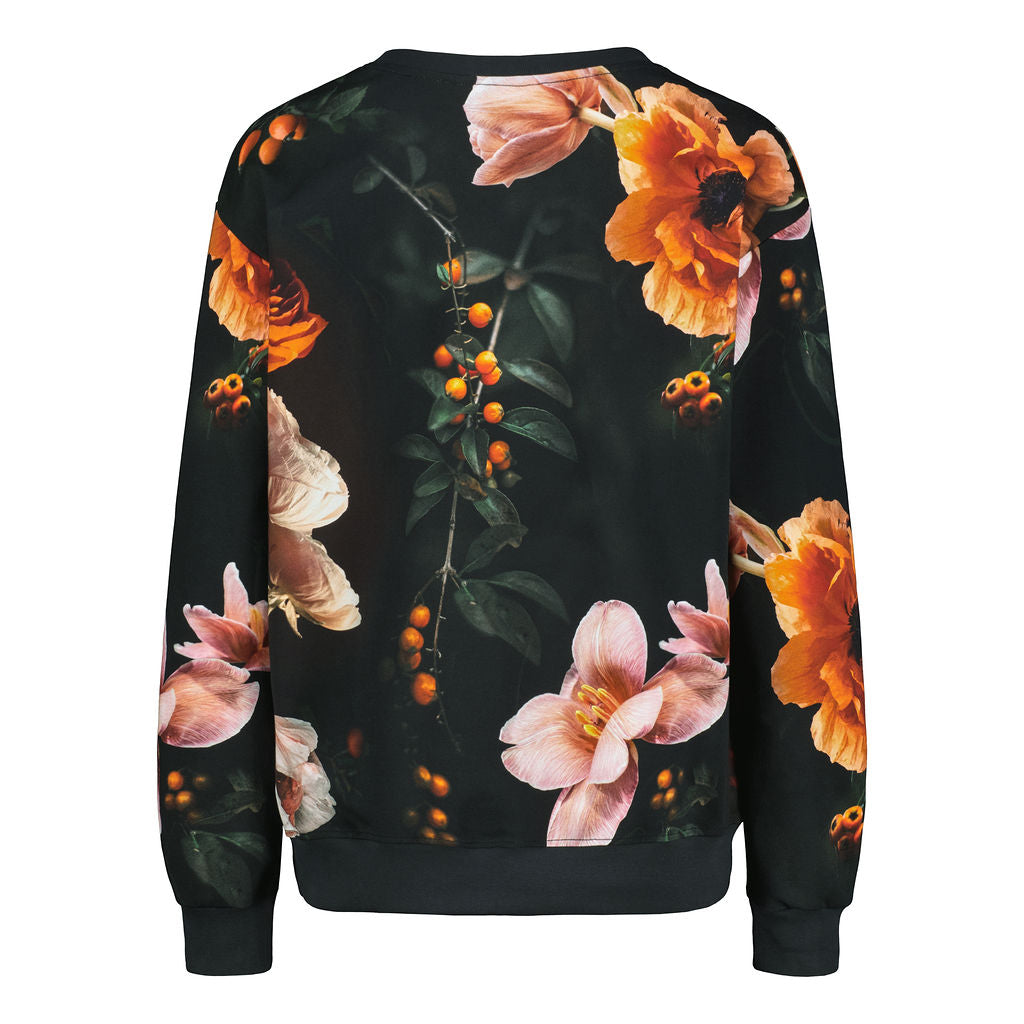Casual Chic Print Shirt, Copper Flower