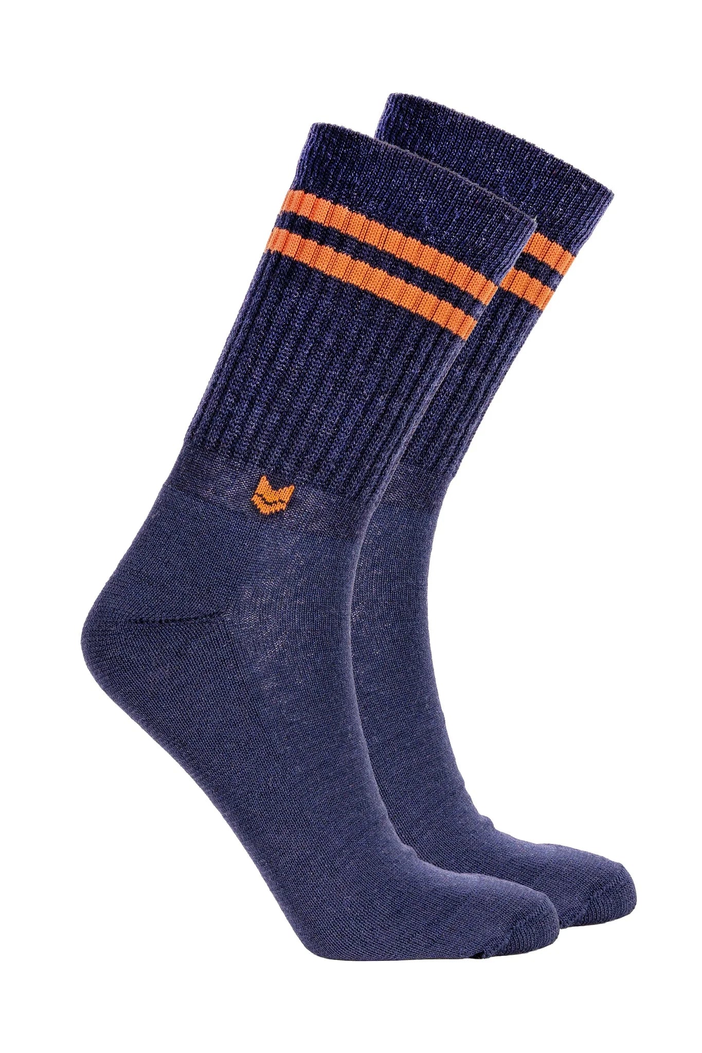 Merino Wool Socks, Deep Blue
