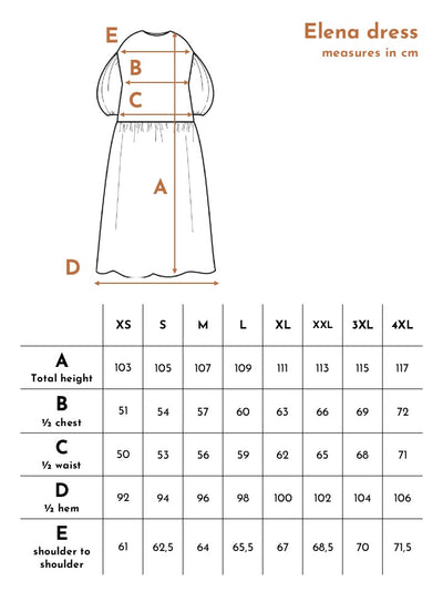 Elena Dress, Square Red