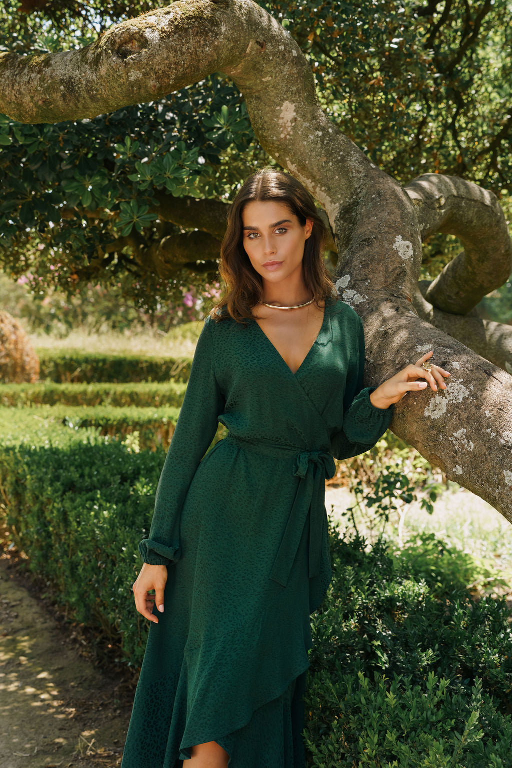 Eloise Dress, Emerald