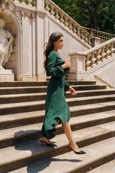 Eloise Dress, Emerald
