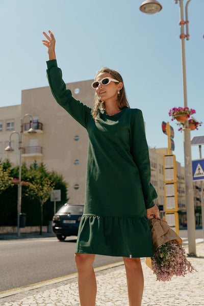 Poppy Dress, Evergreen